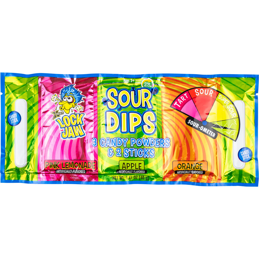 Xtreme Lock Jaw Sour Dips Candy | A&A Global Industries